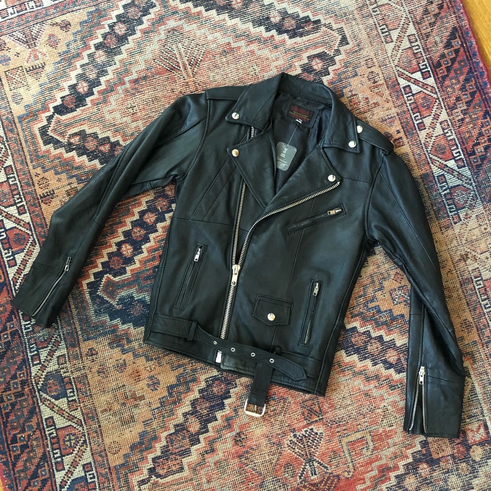 Pele Che Coco Reworked Leather Jacker - Picture 2 of 9